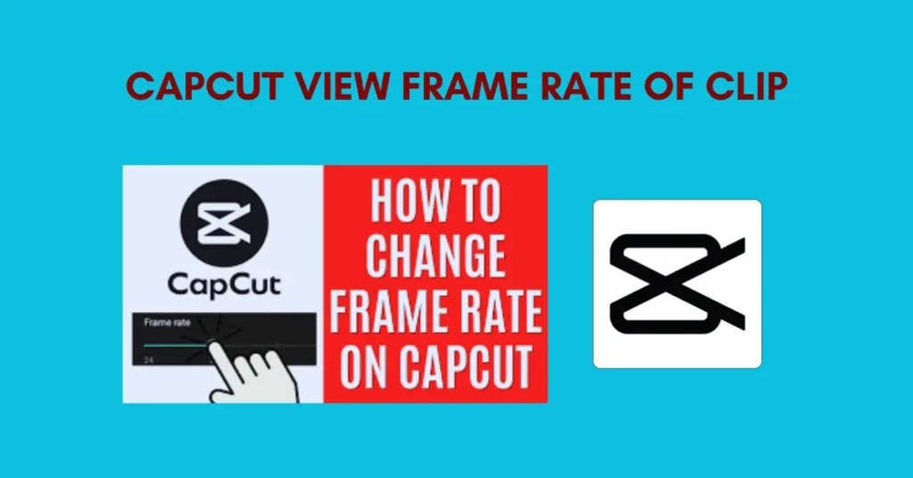 CapCut View Frame Rate of Clip