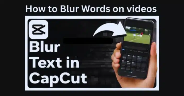 How to Blur Words on Videos Out on CapCut PC