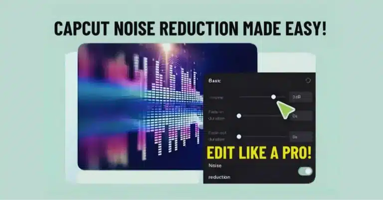 How to Enable Noise Reduction on CapCut Pro APK